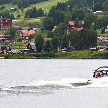Tagen under Wakeboard-SM i &Aring;re.. Kuva: Jennie Olofsson. Ratsastaja: Mattias Hoppe.