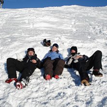 Bilden talar f&ouml;r sig sj&auml;lv... Kuva: Jenny. Ratsastaja: Otto, Lotti och Fredrik.