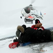 Heliskiing p&aring; Renfj&auml;llet under VM. Kuva: Anna Lundberg. Ratsastaja: Ronny, Julia Hamrin.