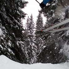 Lite skogskid&aring;kning i Tegefj&auml;llsskogen. Kuva: Samuel Johansson. Ratsastaja: Viktor Bjurlid.
