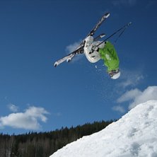 Jag mitt i en underflip tror jag =D=D. Kuva: Anders S&ouml;rlin. Ratsastaja: Olle Lahti.