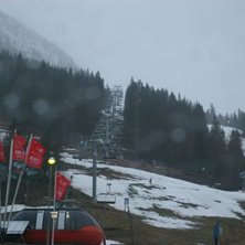 Tja vad skall man s&auml;ga - ingen vit Jul i &Aring;re dir. Kuva: Hans-Olof Lundgren. Ratsastaja: --.