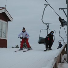 avklivning p&aring; liften i j&auml;rvs&ouml;. Kuva: kalle. Ratsastaja: david ejnar och wolwerin.