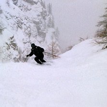 En av dom otaliga r&auml;norna i LaGrave. Det h&auml;r &auml;r. Kuva: Voltaren. Ratsastaja: Fredrik Sandstr&ouml;m.