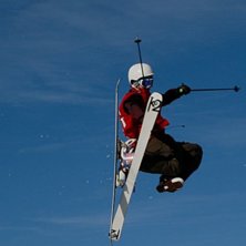 En sw 720 men en liten &ouml;ver twekad mute s&aring; skida. Kuva: Fluff. Ratsastaja: nikolai.