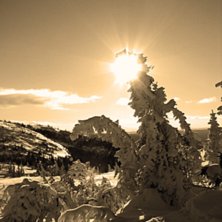 En av m&aring;nga sk&ouml;na dagar i &Aring;re v12. Kuva: Andreas J&ouml;nsson.