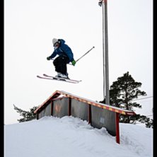Gap to rail.. Kuva: Ronny Wallberg. Ratsastaja: Kim &Aring;ngh.