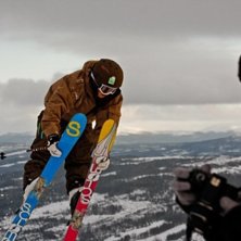 jag k&ouml;r en 360 truckdriver p&aring; ett hopp som vi by. Kuva: Marcus Olsson. Ratsastaja: Oscar Wester.