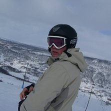 Ett foto av fotografen. Kuva: Frida Krantz. Ratsastaja: Linus Krantz.