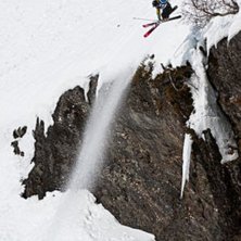 Voss Freeride challenge 09. Kuva: Sverre Hj&oslash;rnevik. Ratsastaja: Ove Nestvold.