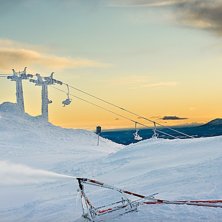 En morgon p&aring; toppen. Kuva: Hannes S&ouml;derlund. Ratsastaja: Sn&ouml;kanon.