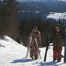 en solig dag i br&auml;cke. Kuva: Fredrik Eriksson. Ratsastaja: Kenneth Jonsson.