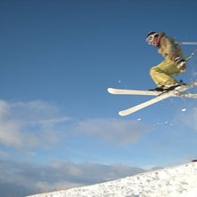 lite skid&aring;kning i ravin. Kuva: patrik dahlsten. Ratsastaja: hemming nilsson.
