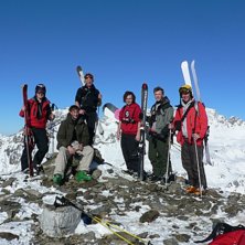 Liten lag bild efter en timmes hike och med en sju. Kuva: Franz Schpritzenluder. Ratsastaja: Jens,Mich mfl.