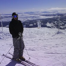 en sk&ouml;n dag att &aring;ka p&aring;. Kuva: Peter Andersson. Ratsastaja: Stefan Andersson.