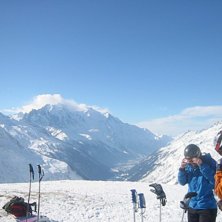 Fin dag i Chamonix.. Kuva: Victor Runius. Ratsastaja: Beppen.