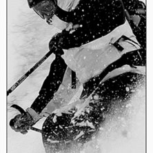 Lars pumpar puder i Chamonix. Kuva: David Gustavsson. Ratsastaja: Lars Tidemalm.
