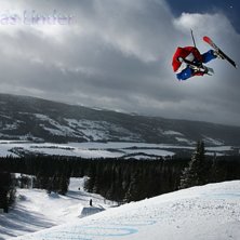 En flat 5 under Jibacademy i &aring;re. Kuva: Jonas Linder. Ratsastaja: Sebastian Karlsson.