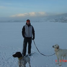 J&auml;kligt kallt, men fan vad vackert. Kuva: Smorre. Ratsastaja: Mika Snell.