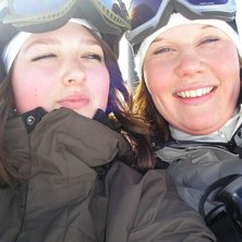I liften p&aring; v&auml;g upp. Kuva: Cecilia Asplund. Ratsastaja: Malin och Jag.