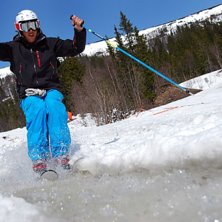 Sjukt rolig b&auml;ck att rippa i Br&auml;ckeparken. Kuva: Erik Hammarsten. Ratsastaja: Patrik Andersson.