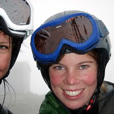 1/7 = skid&aring;kning + surfing. Kuva: Anna Lundqvist. Ratsastaja: Anna Lundqvist och Julia Hamrin.