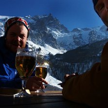 afterski p&aring; castillian som vanligt.. Kuva: jakob wallin. Ratsastaja: gunnar och TT.