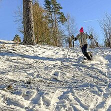 Det måste inte alltid vara knädjupt puder för a. Kuva: Andreas Jönsson. Det måste inte alltid vara knädjupt puder för a. Kuva: Andreas Jönsson.