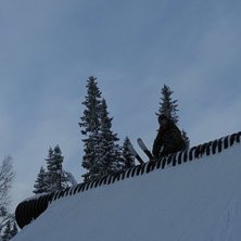 jag k&ouml;rde lite i &aring;re.. Kuva: Andreas erlansson. Ratsastaja: Jag.
