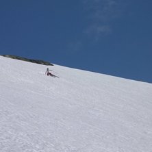 Baksidan var ruskigt rolig i shorts!. Kuva: Marcus Junkka. Ratsastaja: Ville Berg-Malmborg.