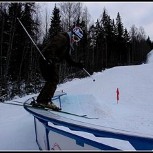 c-railet. Ratsastaja: Jag.