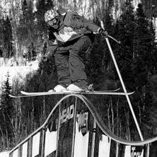 Gammal bild fr&aring;n &Aring;re. Kuva: Andreas Hundertmark. Ratsastaja: Emil Eriksson.