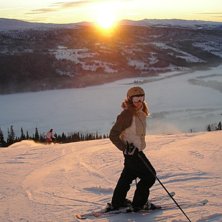 en h&auml;&auml;rlig dag i &aring;re. Kuva: Cecilia Asplund. Ratsastaja: Cecilia Magnusson.