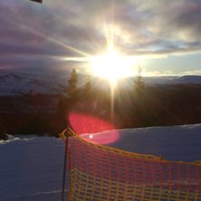 Mitt kontor en dag i slutet p&aring; december. Kuva: Moi.
