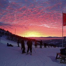 En m&auml;ktig syn p&aring; ny&aring;rsaftons morgon 06 p&aring; d&aring;v. Kuva: Josephine Are.