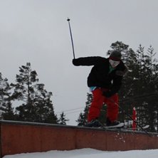 Jag me en sketchy rail. Kuva: Jens Fasth. Ratsastaja: Pontus Olsson (jag).