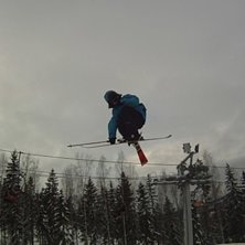 fakie 720 mute grab. Ratsastaja: Eric Wahlstr&ouml;m.