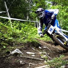 Tog liften upp och gick ner brevid Downhillbacken . Kuva: Benjamin Johansson. Ratsastaja: Tim Hammar.