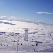 Utsikt fr&aring;n &Aring;re skutan en molnig dag... Kuva: Andreas Lundberg.