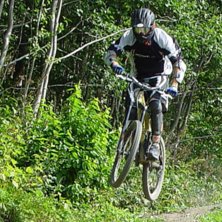 Downhillpremi&auml;r f&ouml;r mig.... Kuva: Micke Andersson. Ratsastaja: Jon H&aring;kansson.
