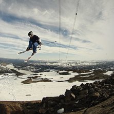 Byggde en liten kick under kabinbanan, riktigt rol. Kuva: Alexander Runhellen. Ratsastaja: Anton Villberg.