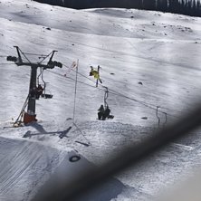 ...tagen under JOSS en tidig morgon uppe p&aring; 1000m. Kuva: Benjamin Johansson. Ratsastaja: Simon Dumont.