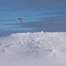 kiting p&aring; mullfj&auml;llet &auml;r vackert men ofta utan . Kuva: Ville BergMalmborg. Ratsastaja: Tobas johansson.