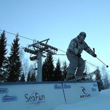 Jag tar 5m i kungsberget. Kuva: Markus Selin. Ratsastaja: Erik Brohagen.