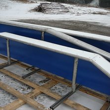 Ett paket med tre rails har kommit ...... Kuva: Peter Wallin.