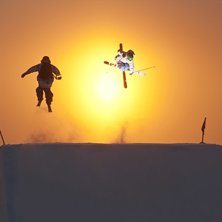 Soft dag i br&auml;cke. Sjukt kallt men sk&ouml;nt ljus.. Kuva: Niclas Magnusson. Ratsastaja: Jesper Tj&auml;der.