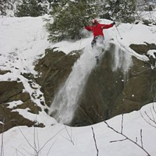 I Gruvorna p&aring; baksidan av Red Mountain. Kuva: Tristan Creed. Ratsastaja: Peter Broberg.