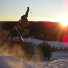skymning on the &Aring;s&amp;#039;n. Kuva: patrik dahlsten. Ratsastaja: hemming nilsson.