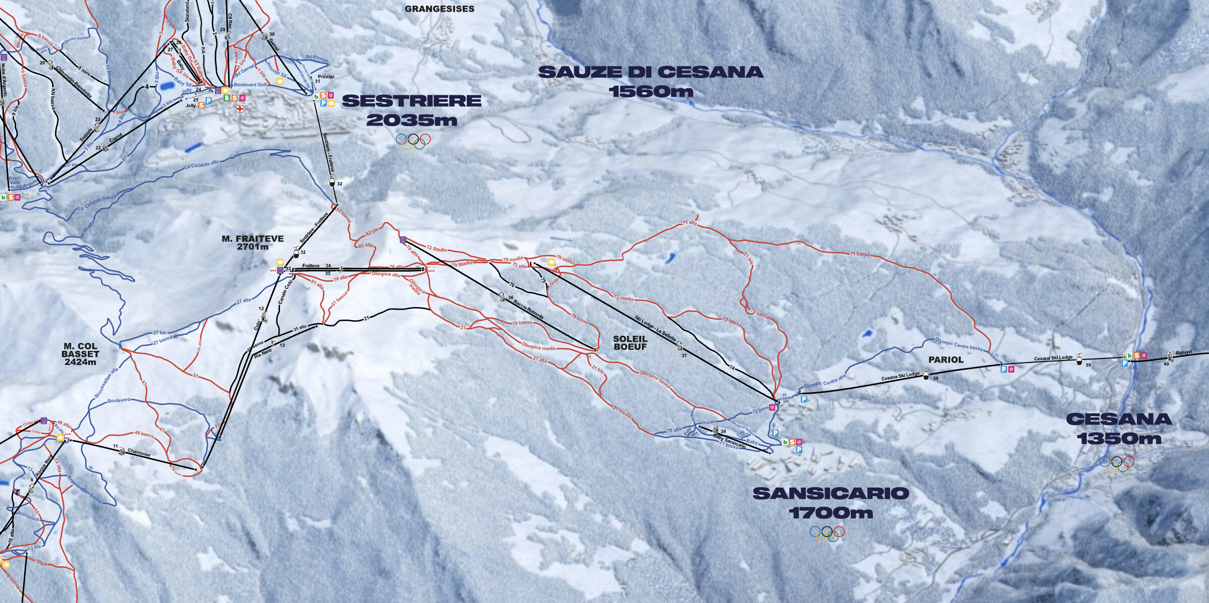 Skimap Cesana - Sansicario