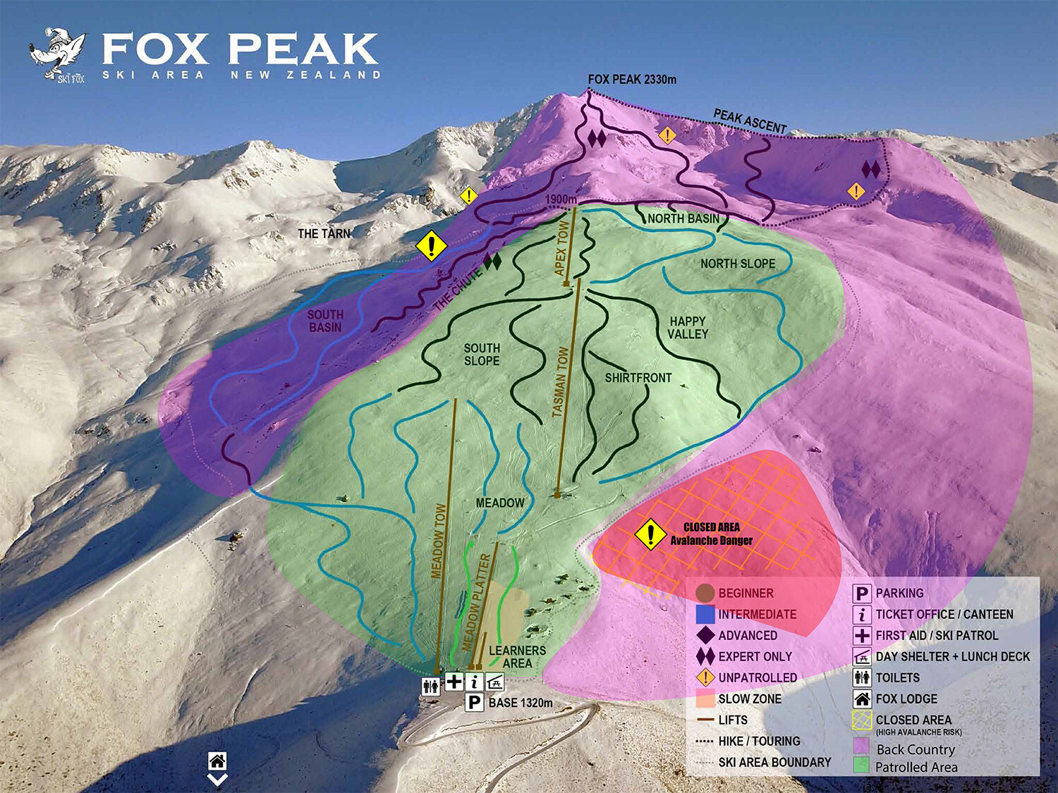 Skimap Fox Peak